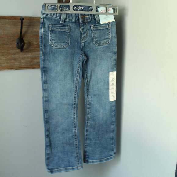 Cat & Jack Size 5T Flare Ankle Length Jeans - Picture 1 of 2